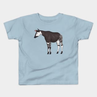 Okapi cartoon illustration Kids T-Shirt